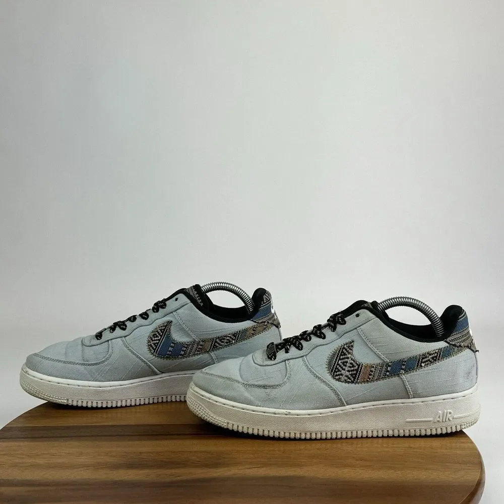 Mens Nike Air Force 1 Low '07 LV8 Light Armory Blue Sneakers Shoes Size 8.5 D‎